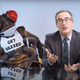 John Oliver and friend